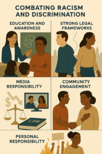 A-visual-representation-of-combating-racism-200x300 Racism and Discrimination in the Modern World