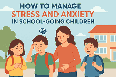How to manage stress and anxiety in school going children