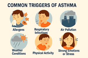 Common-Triggers-of-Asthma-300x199 Asthma in Children – Causes, Triggers, and Treatment