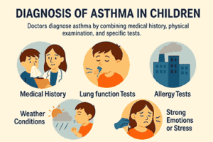 Diagnosis-of-Asthma-In-Children-300x200 Asthma in Children – Causes, Triggers, and Treatment
