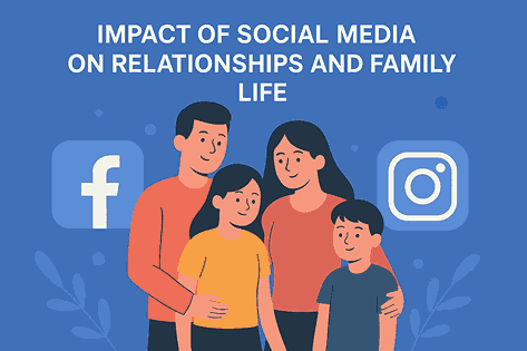 Impact of Socialmedia on Relationships and Family life