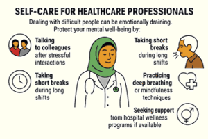 Self-Care-for-Healthcare-Professionals-300x200 Dealing with Patients and Their Families in the Ward